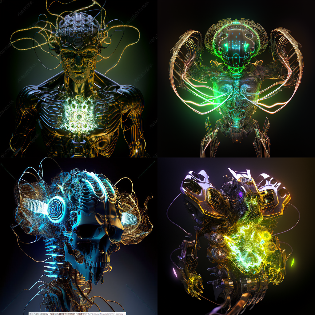 Alien antikythera - set of 4